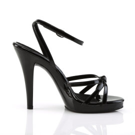 Fabulicious FLAIR-436 Sandaletten Lack Schwarz EU-43 / US-13