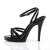 Fabulicious FLAIR-436 Sandaletten Lack Schwarz EU-43 / US-13