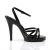 Fabulicious FLAIR-436 Sandaletten Lack Schwarz EU-43 / US-13