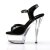 Pleaser Sandalette KISS-209 Schwarz Transparent EU-39 / US-9