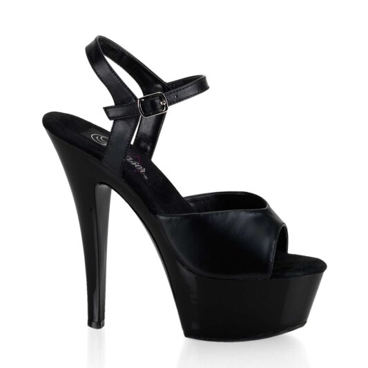 Pleaser Sandalette KISS-209 Schwarz EU-42 / US-12
