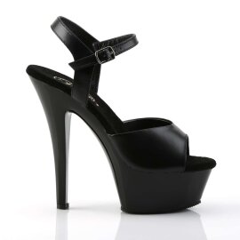 Pleaser Sandalette KISS-209 Schwarz EU-35 / US-5