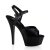 Pleaser Sandalette KISS-209 Schwarz EU-37 / US-7