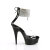 Pleaser DELIGHT-624RS Plateau Sandaletten Clear Strass Transparent EU-40 / US-10