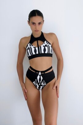 Oksa Wear Top Jadore Black-White S