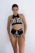 Oksa Wear Shorts Jadore Black-White L
