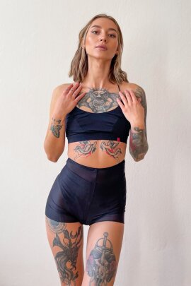 Pole Addict Shorts Petite Schwarz B-Ware