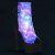 Pleaser Stiefelette ADORE-1018REFL Schwarz Lila Glow EU-39 / US-9