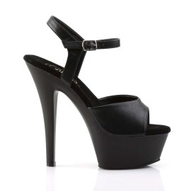 Pleaser Sandalette KISS-209 Schwarz EU-35 / US-5