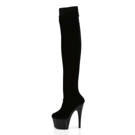 Pleaser Overknee Stiefel ADORE-3002 Schwarz EU-40 / US-10