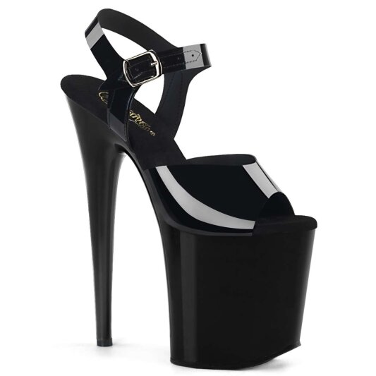 Pleaser Sandalette FLAMINGO-808N Schwarz EU-40 / US-10