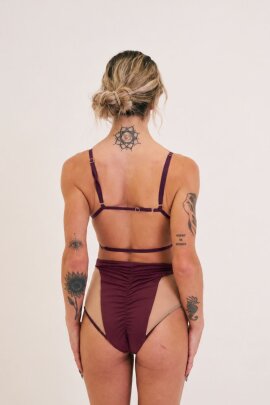 Lunalae Shorts Lola High Waist Plum