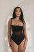 Lunalae Bodysuit Clover Schwarz S