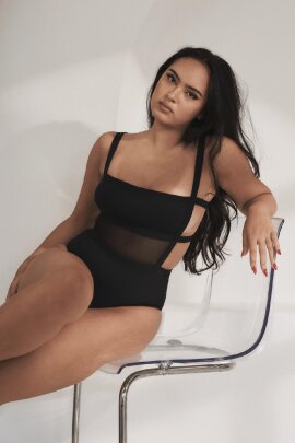 Lunalae Bodysuit Clover Schwarz M