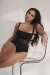 Lunalae Bodysuit Clover Schwarz M