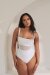 Lunalae Bodysuit Clover Weiß L