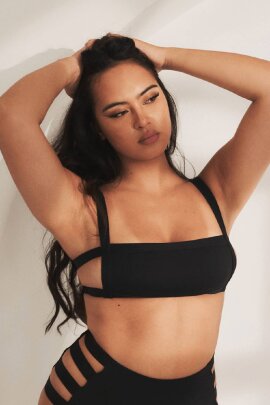 Lunalae Top Clover Schwarz S