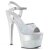 Pleaser Sandalette ADORE-709-2G Silber Multi Glitter EU-38 / US-8