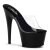 Pleaser Pantolette ADORE-701 Transparent Schwarz EU-39 / US-9