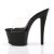 Pleaser Pantolette SKY-301 Transparent Schwarz EU-39 / US-9