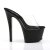 Pleaser Pantolette SKY-301 Transparent Schwarz EU-39 / US-9