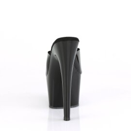 Pleaser ADORE-701N Plateau Pantoletten Schwarz EU-38 / US-8