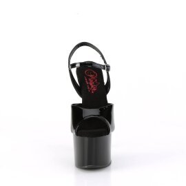 Pleaser PASSION-709 Plateau Sandaletten Lack Schwarz...