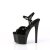 Pleaser PASSION-709 Plateau Sandaletten Lack Schwarz EU-38 / US-8