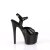 Pleaser PASSION-709 Plateau Sandaletten Lack Schwarz EU-38 / US-8
