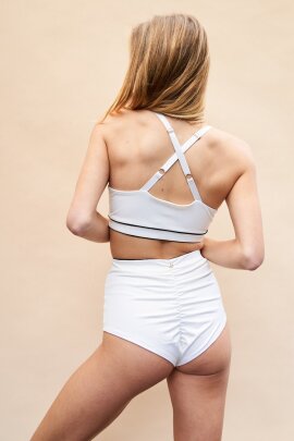 Lunalae Shorts High Waist Missy Weiß B-Ware