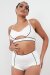 Lunalae Shorts High Waist Missy Weiß B-Ware