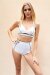 Lunalae Shorts High Waist Missy Weiß B-Ware