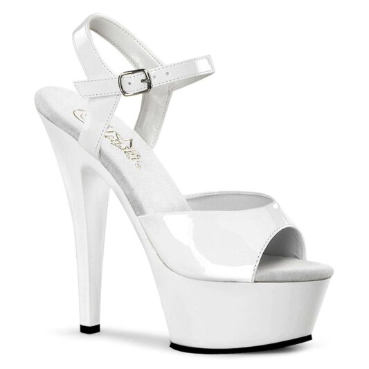 Pleaser Sandalette KISS-209 Weiß EU-40 / US-10