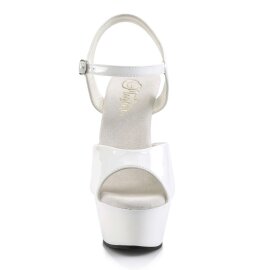 Pleaser Sandalette KISS-209 Weiß EU-35 / US-5