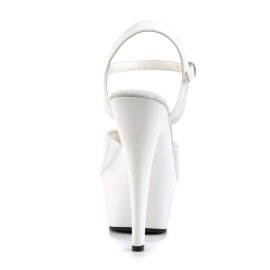 Pleaser Sandalette KISS-209 Weiß EU-35 / US-5