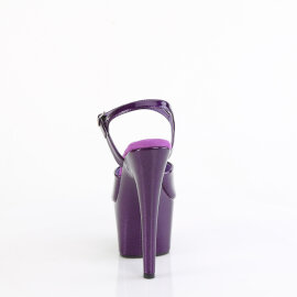 Pleaser ADORE-709GP Plateau Sandaletten Lack Glitter Dunkles Lila EU-42 / US-12