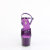 Pleaser ADORE-709GP Plateau Sandaletten Lack Glitter Dunkles Lila EU-42 / US-12