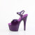 Pleaser ADORE-709GP Plateau Sandaletten Lack Glitter Dunkles Lila EU-42 / US-12