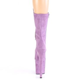 Pleaser FLAMINGO-1050FS Plateau Stiefeletten künstliches Wildleder Lila EU-41 / US-11