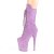 Pleaser FLAMINGO-1050FS Plateau Stiefeletten künstliches Wildleder Lila EU-41 / US-11