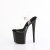 Pleaser NAUGHTY-808 Plateau Sandaletten Clear Schwarz EU-39 / US-9