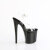 Pleaser NAUGHTY-808 Plateau Sandaletten Clear Schwarz EU-39 / US-9