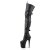 Pleaser Overknee Stiefel FLAMINGO-3028 Schwarz EU-39 / US-9