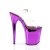 Pleaser Sandalette FLAMINGO-808 Transparent Lila Chrom EU-36 / US-6