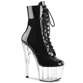 Pleaser ADORE-1020 Plateau Stiefeletten Lack Clear...