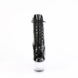 Pleaser ADORE-1020 Plateau Stiefeletten Lack Clear...