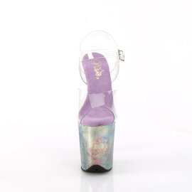 Pleaser FLAMINGO-808NEB Plateau Sandaletten Clear...