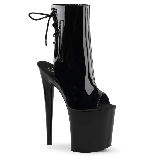 Pleaser Stiefelette FLAMINGO-1018 Schwarz EU-41 / US-11