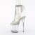 Pleaser FLAMINGO-1018C-2RS Plateau Stiefeletten Clear Strass Transparent EU-41 / US-11