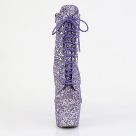 Pleaser ADORE-1020GWR Plateau Stiefeletten Glitter Lila...